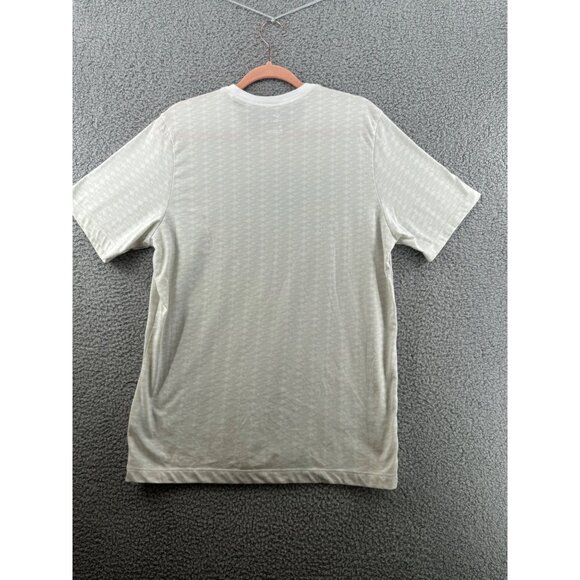 Nike Mens Dri-Fit Tee Lightweight Athletic Shirt With Subtle Pattern Size Large - Picture 2 of 6
